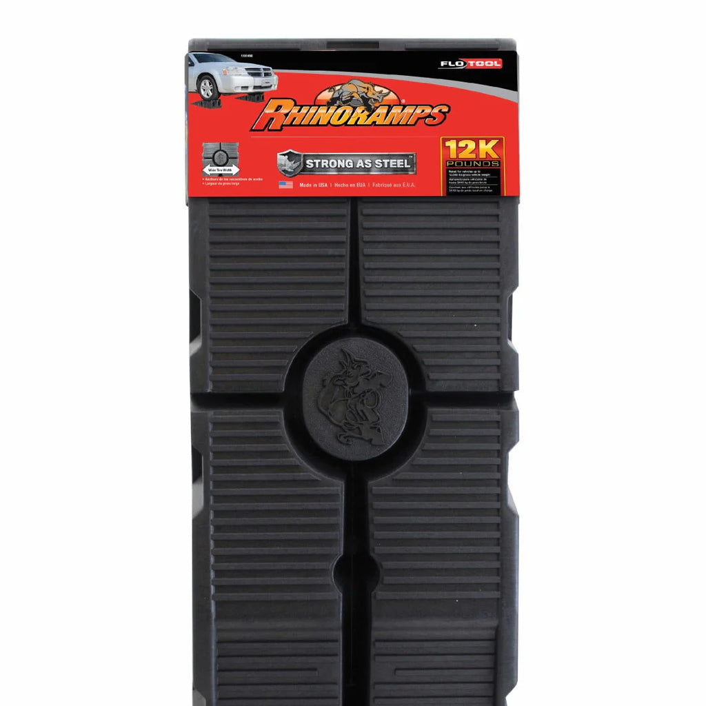Black Resin Vehicle Ramp Pair, 12,000lb, 2 Pieces W713