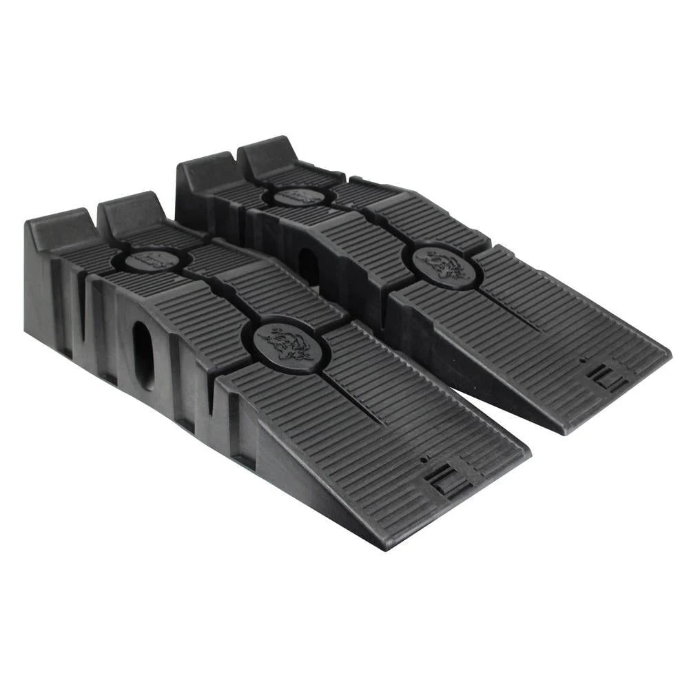 Black Resin Vehicle Ramp Pair, 12,000lb, 2 Pieces W713