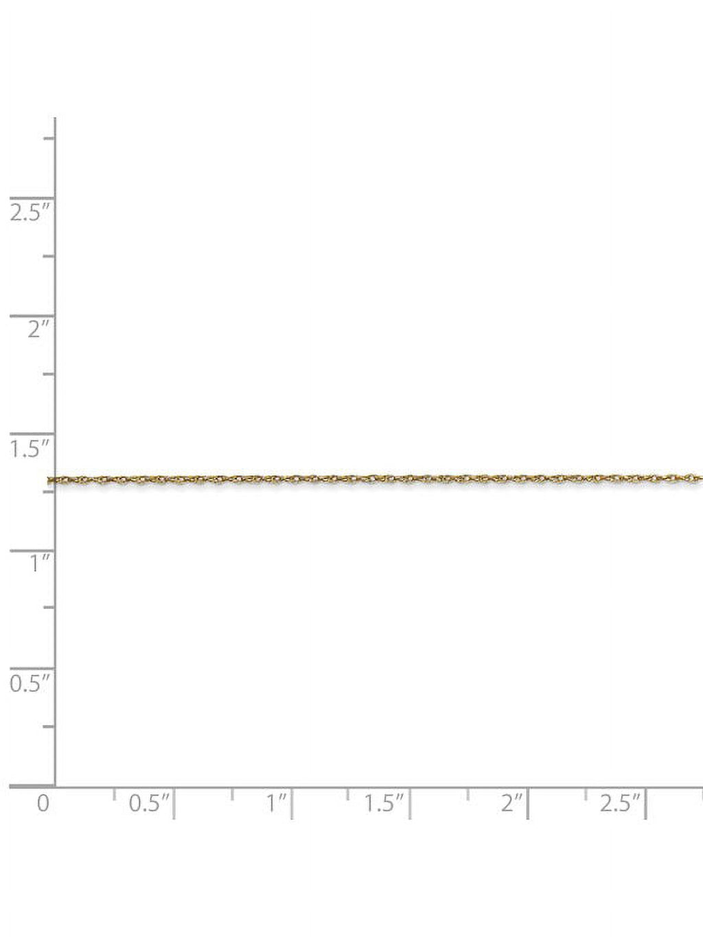 10k Yellow Gold Cable Rope Chain 16 Inch P455840