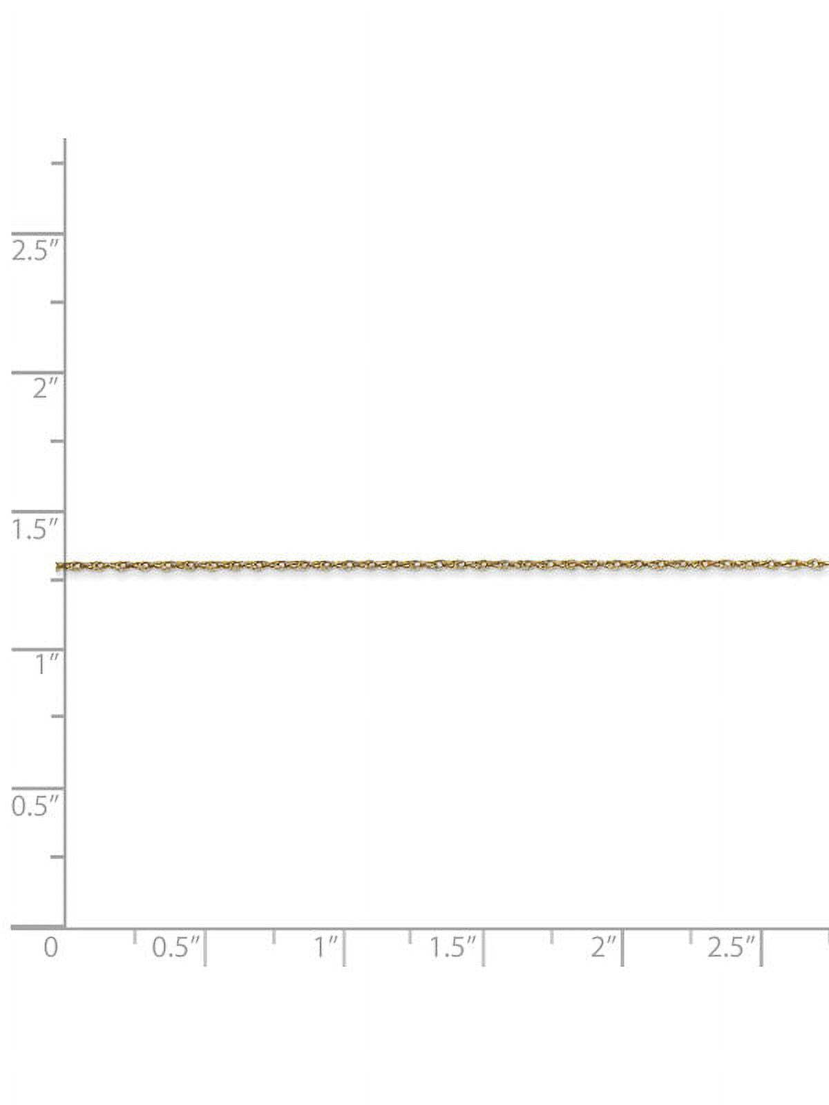 10k Yellow Gold Cable Rope Chain 16 Inch P455840