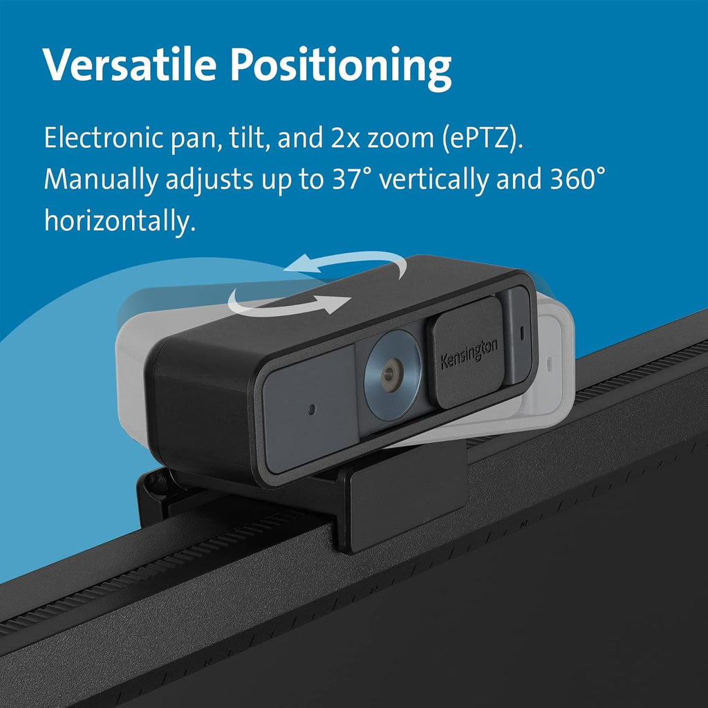 1080P Auto Focus Webcam with Microphone, Privacy Shutter, Pack of 2 Y2239