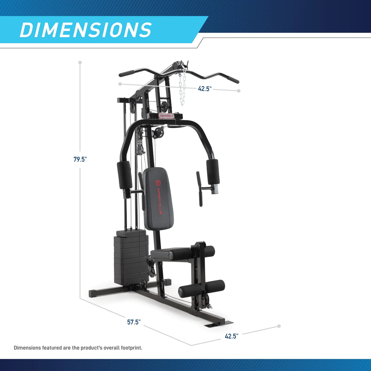 100 lbs Stack Home Gym T200