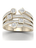 10k Yellow Gold Diamond Ring N398