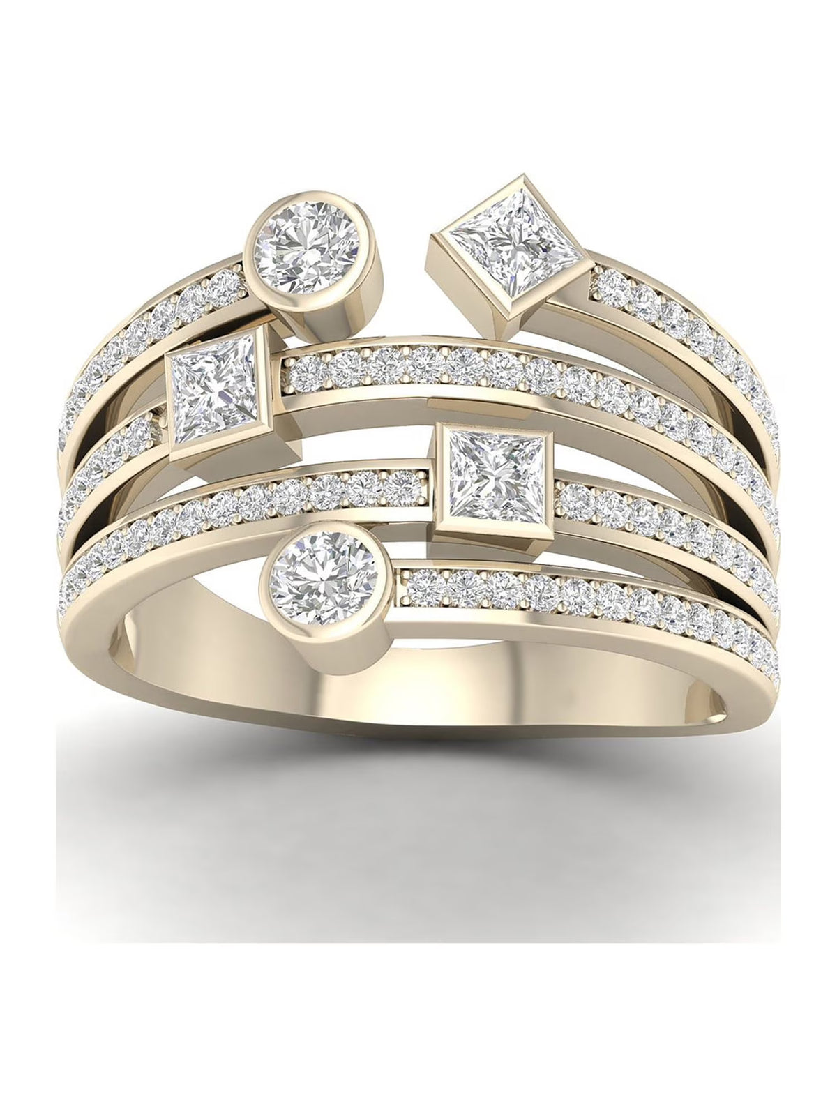 10k Yellow Gold Diamond Ring N398