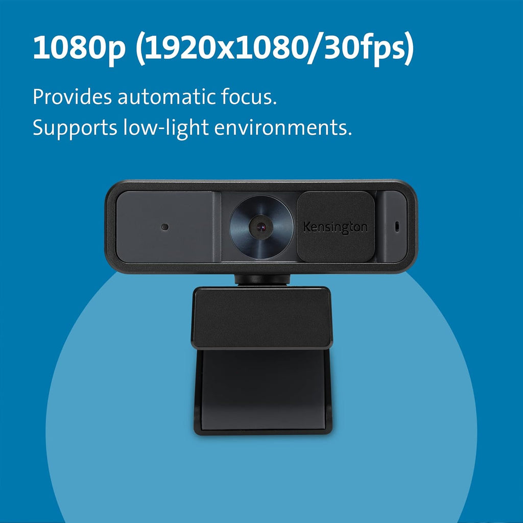 1080P Auto Focus Webcam with Microphone, Privacy Shutter, Pack of 2 Y2239