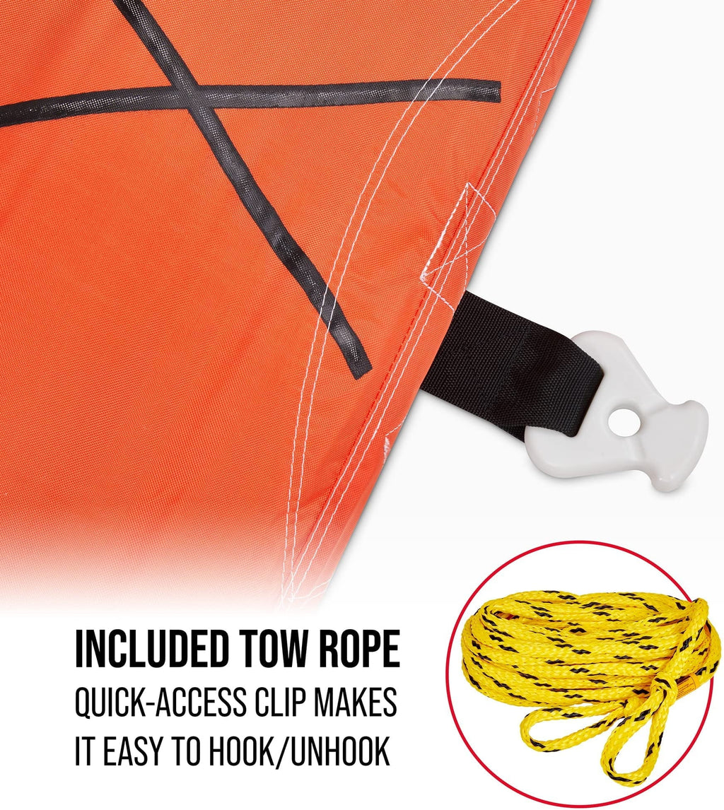 1-2 Person Towable Water Tube with Cushion Seats U7045
