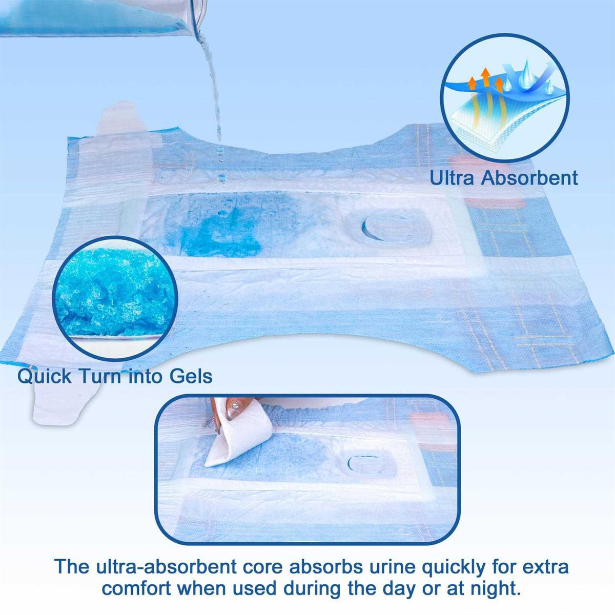 Soft Female Disposable Dog Diapers L710