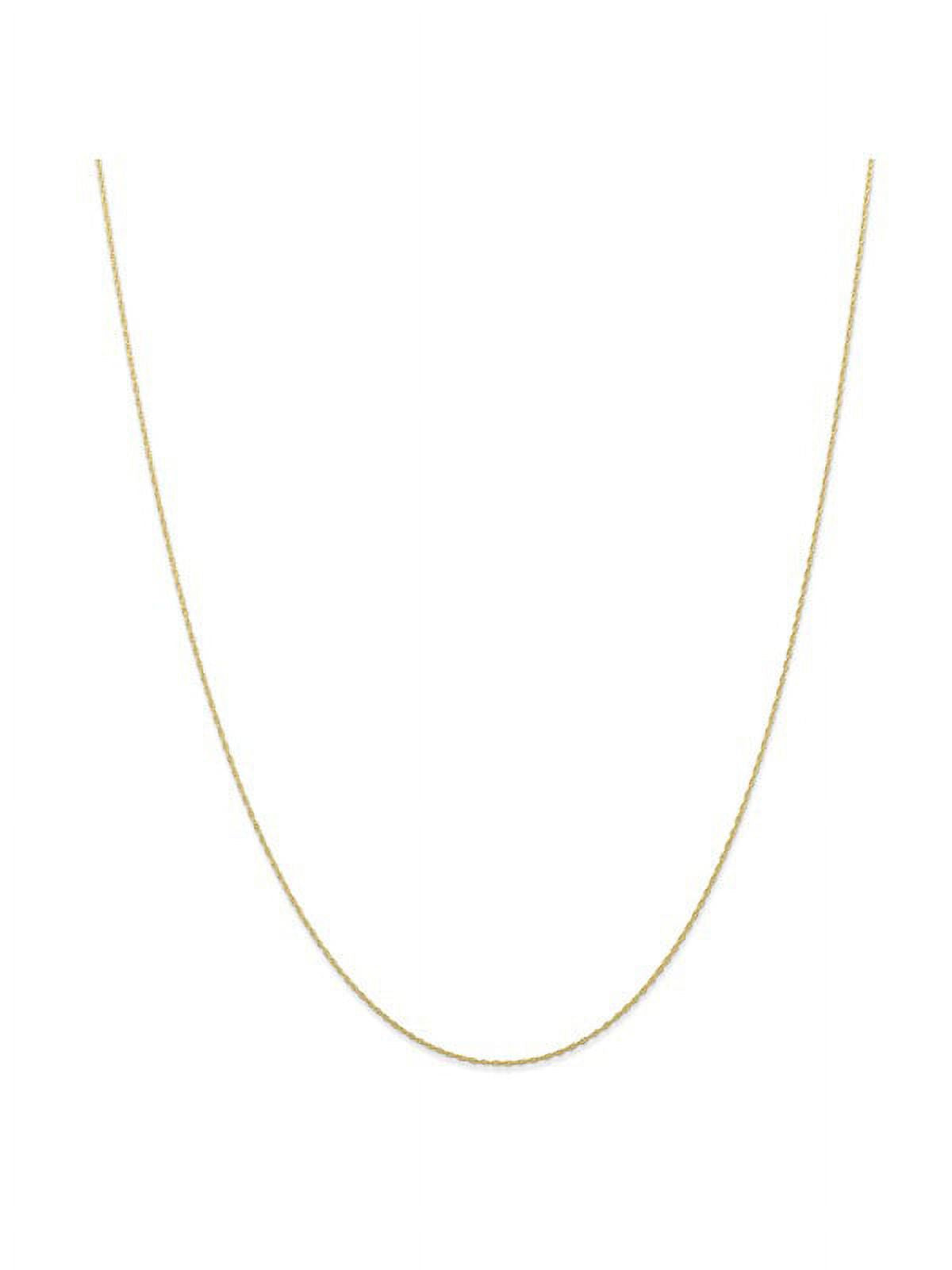 10k Yellow Gold Cable Rope Chain 16 Inch P455840