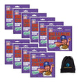 10 Pack 2.12oz Big League Chew Bags with Imperial Falcon Drawstring Carrying Bag E282697